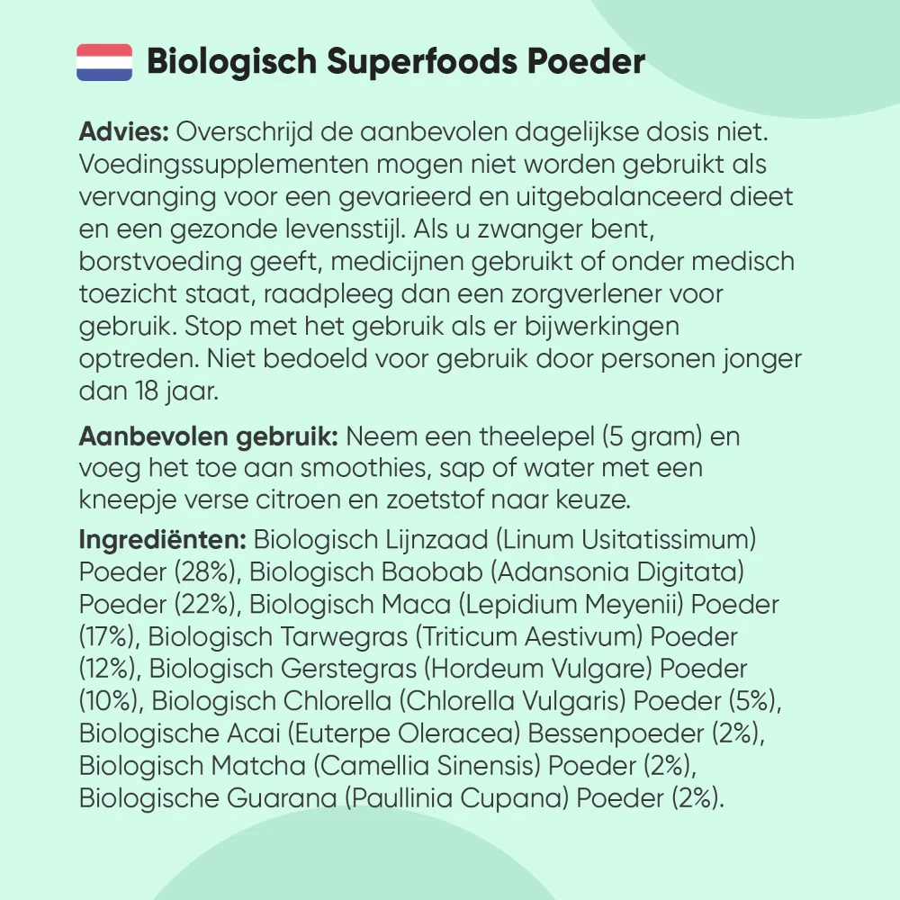 Biologisch superfoods poeder - Image 6