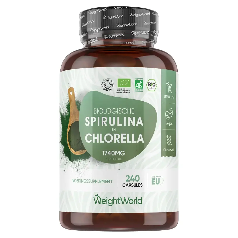 Biologische spirulina & chlorella