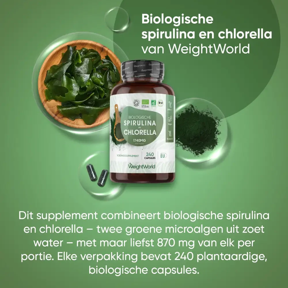 Biologische spirulina & chlorella - Image 2