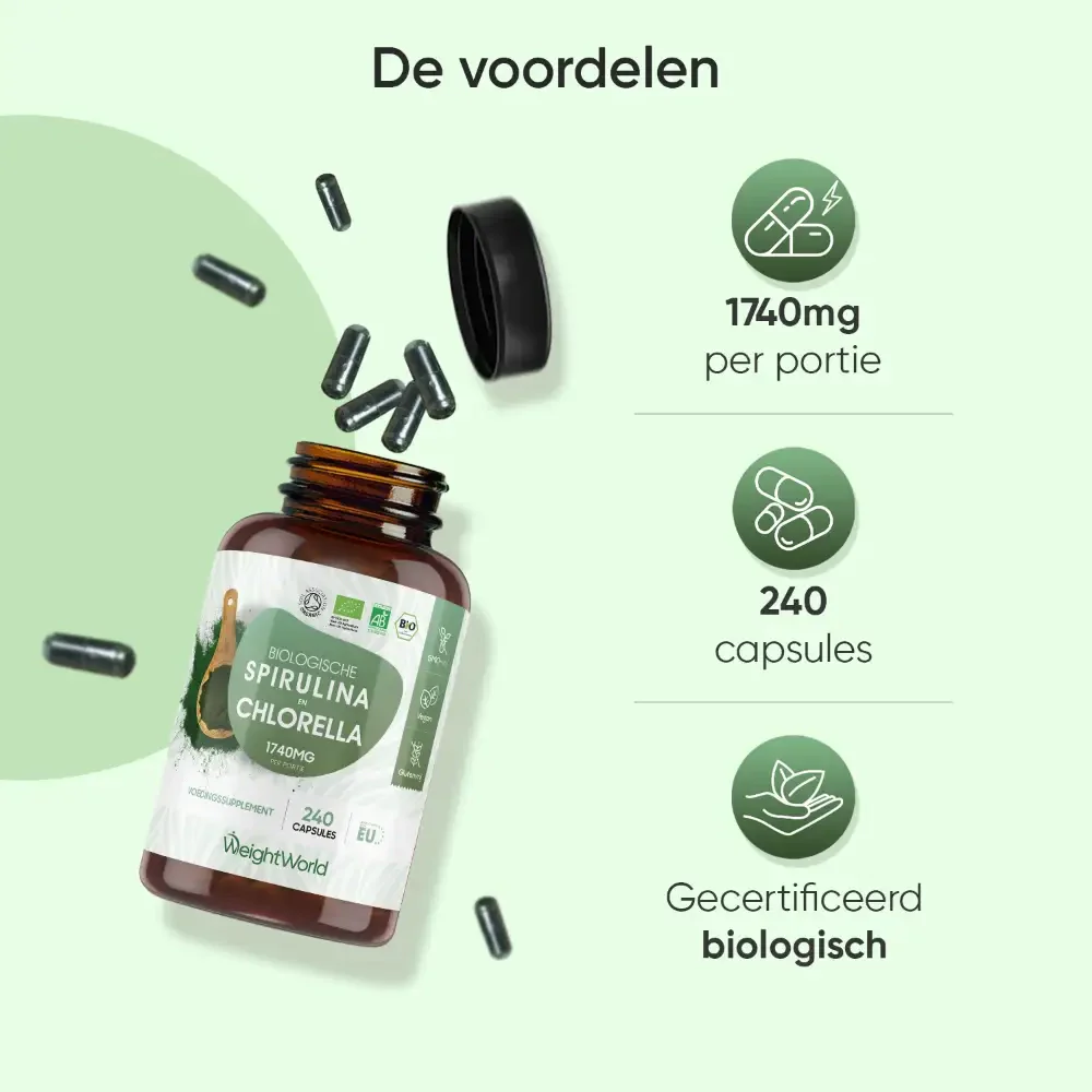 Biologische spirulina & chlorella - Image 3