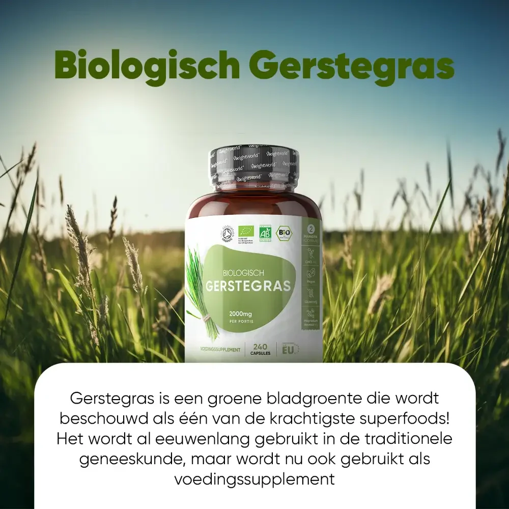 Biologische Gerstegras capsules - Image 3