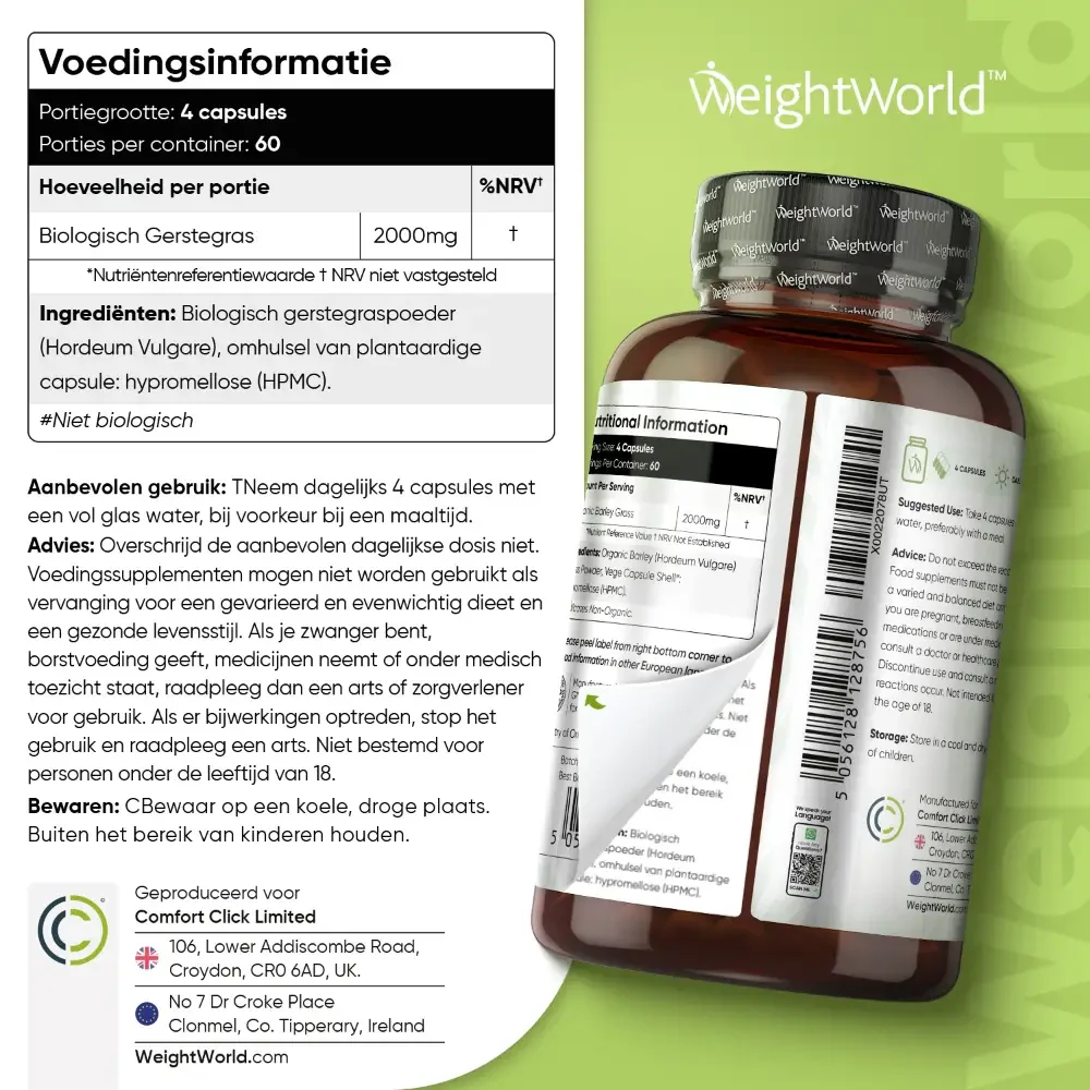 Biologische Gerstegras capsules - Image 4