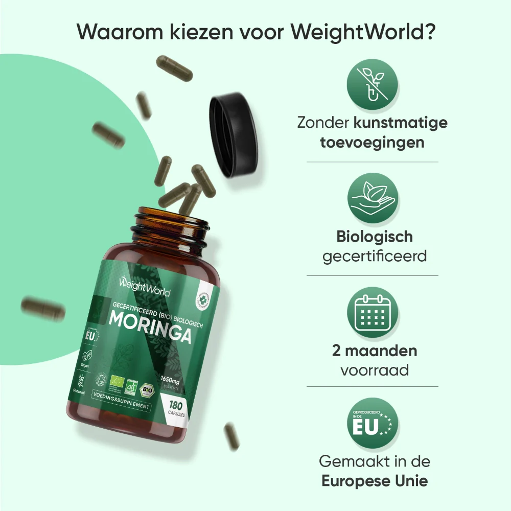 Biologische Moringa capsules - Image 3