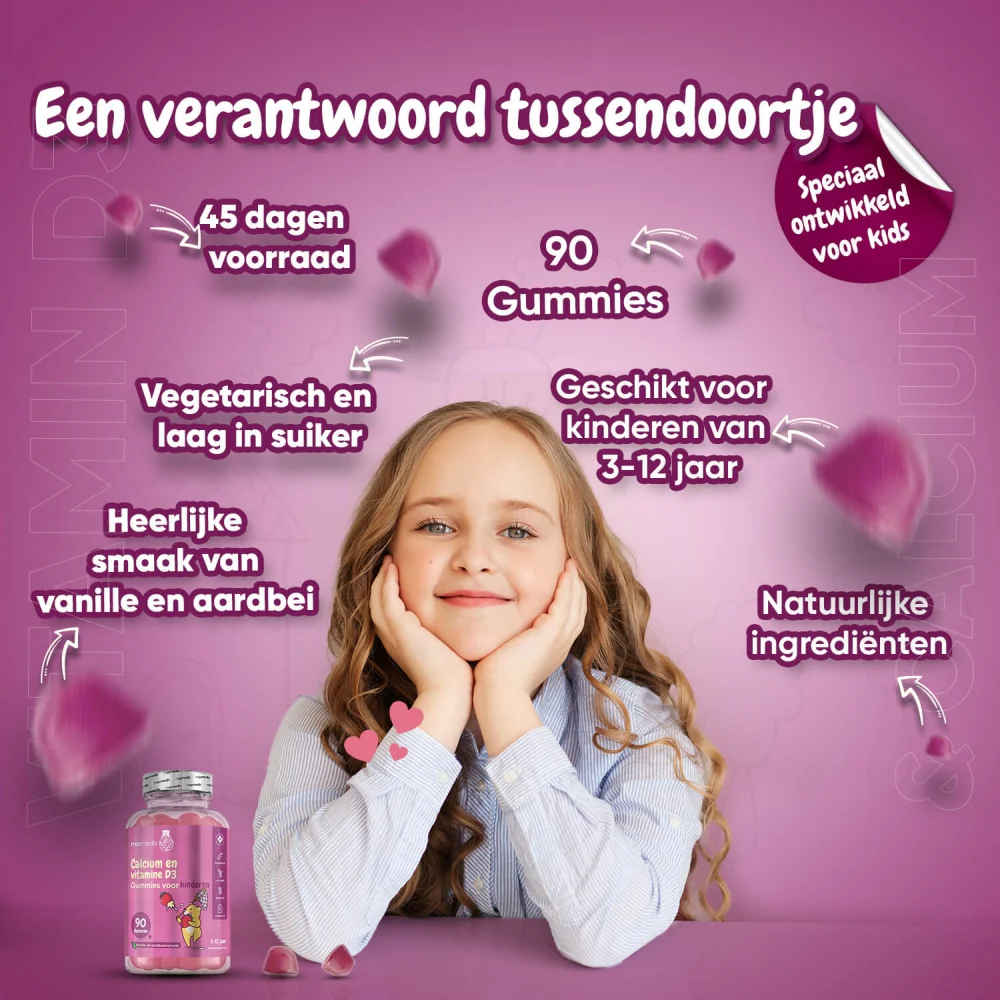 Calcium + vitamine D3 gummies voor kids - Image 3
