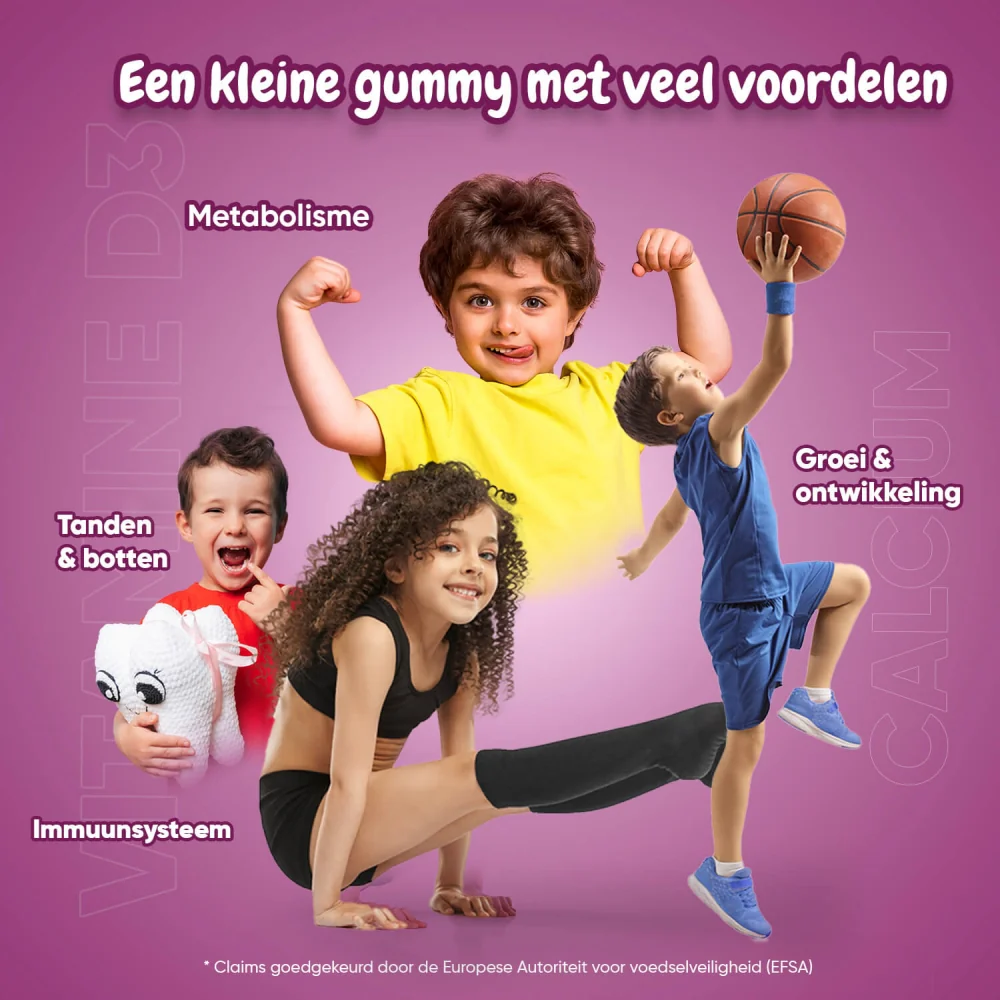 Calcium + vitamine D3 gummies voor kids - Image 4