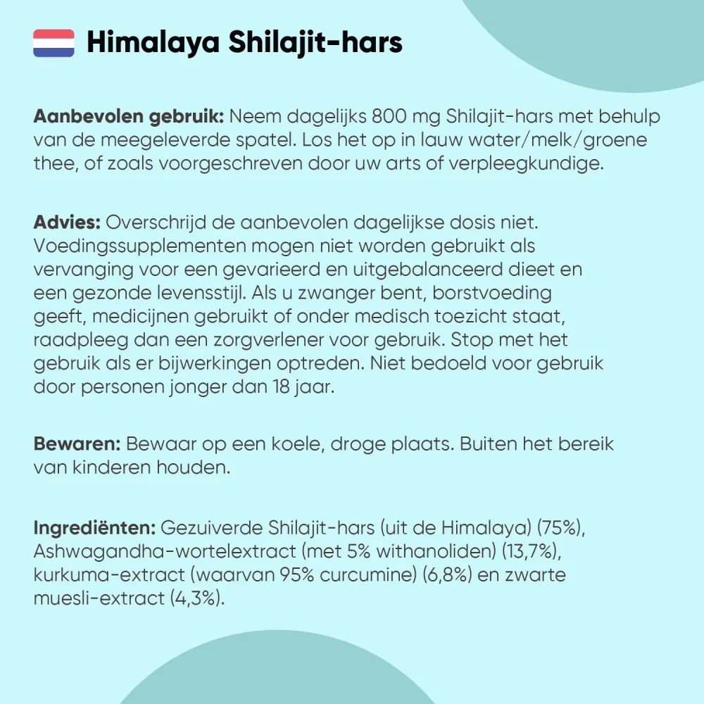 Gezuiverde Shilajit hars - Image 7
