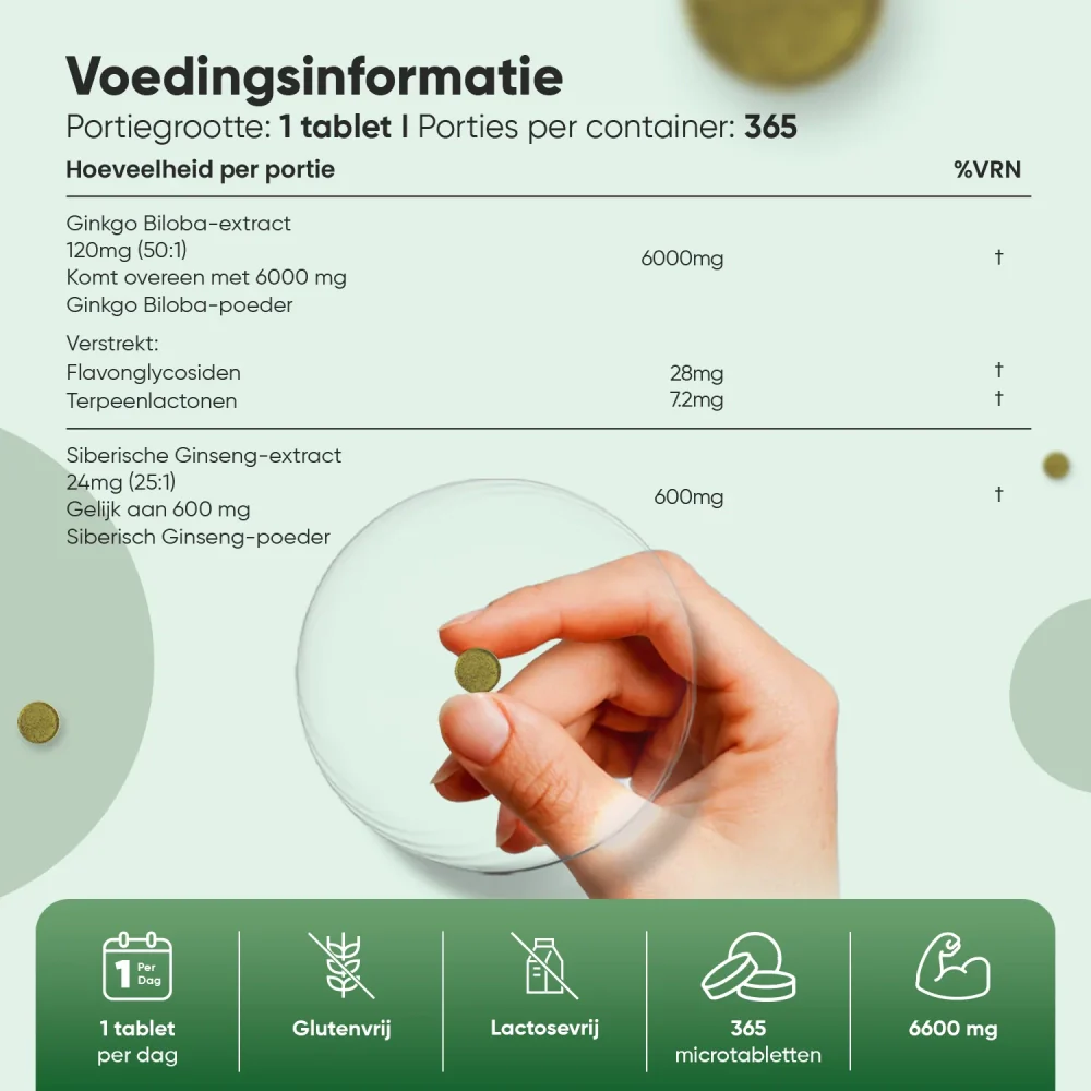 Ginkgo Biloba tabletten - Image 5