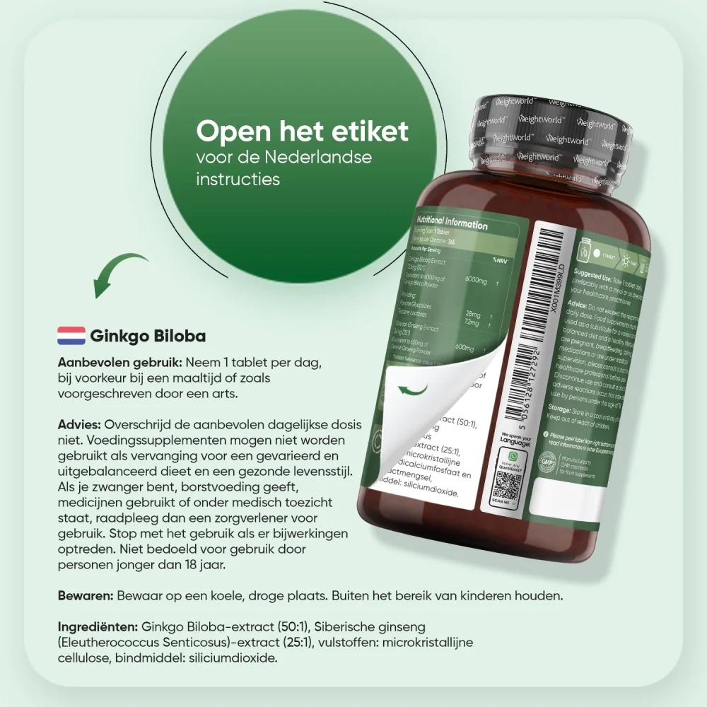Ginkgo Biloba tabletten - Image 6