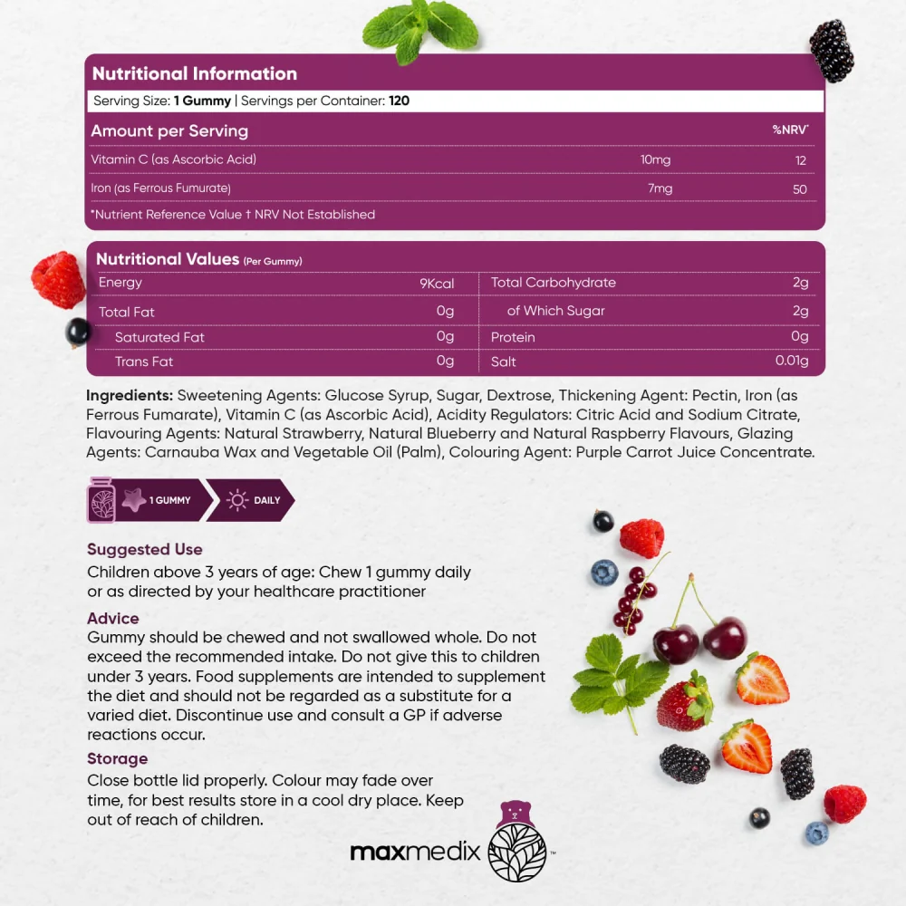 IJzer + vitamine C gummies voor kinderen - Image 2