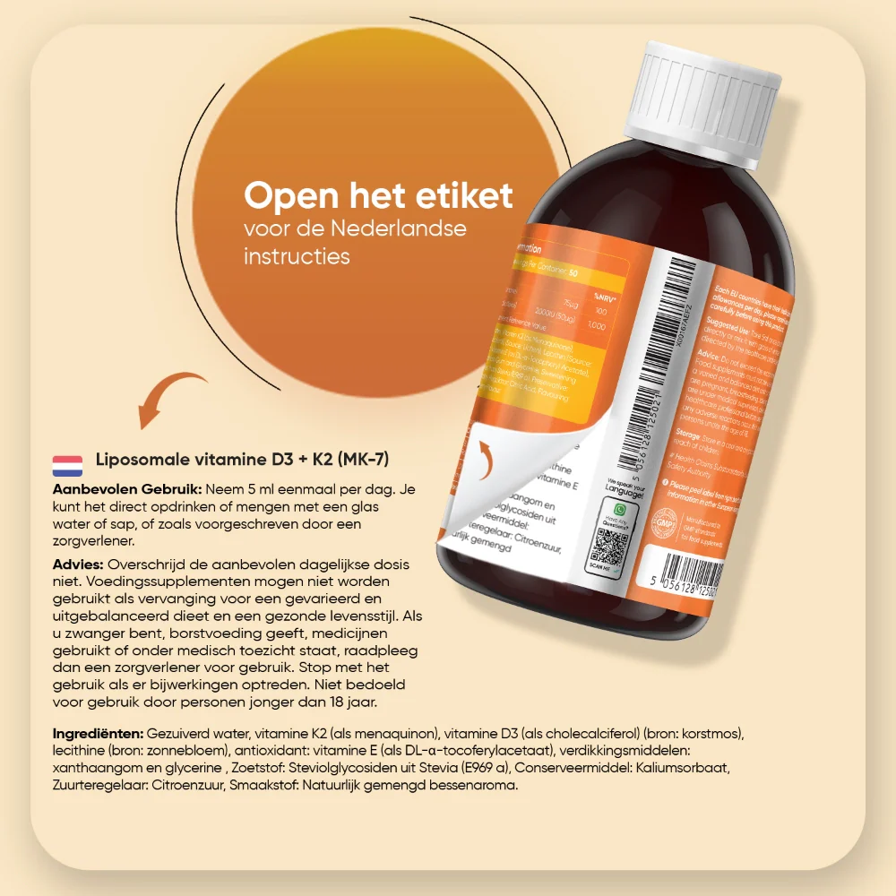 Liposomale Vitamine D3 + K2 - Image 7