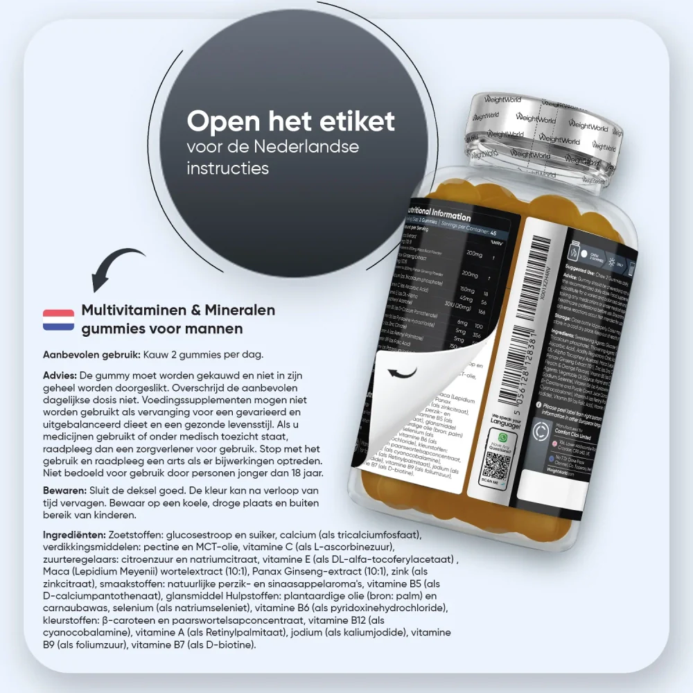 Multivitamine gummies voor mannen - Image 5