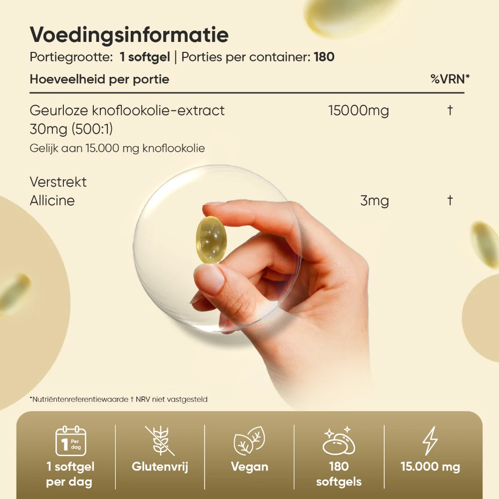 Pure Knoflook Olie Softgels - Image 4