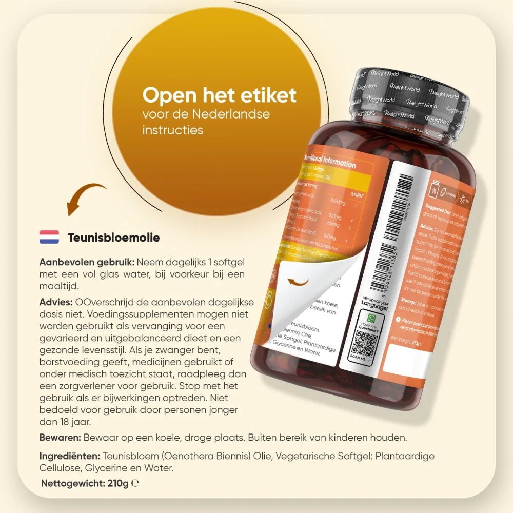 Teunisbloem olie softgels - Image 6