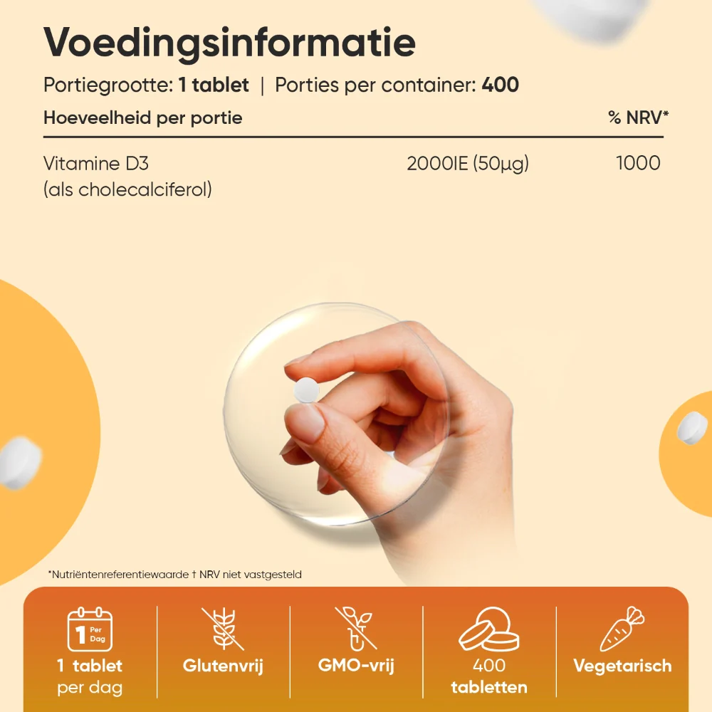 Vitamine D3 tabletten - Image 5