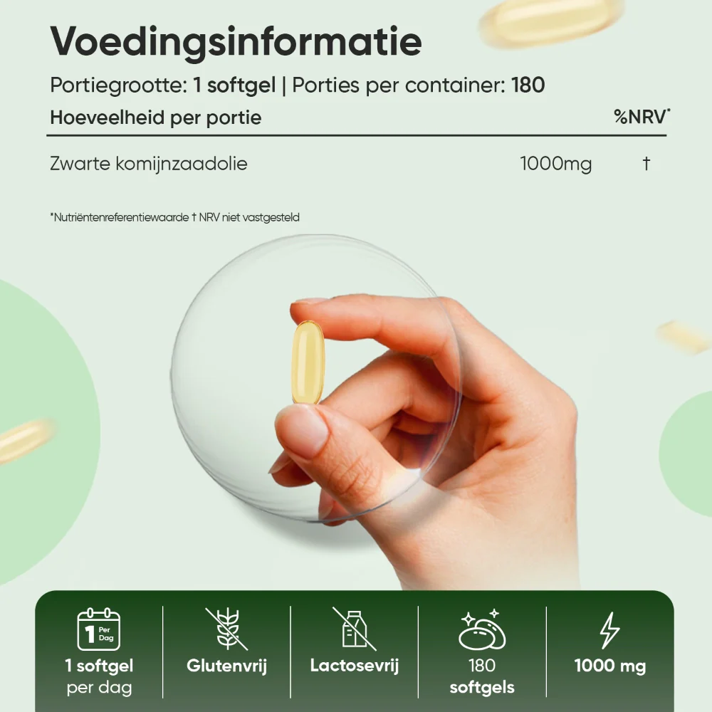 Zwarte komijnzaadolie softgels - Image 7