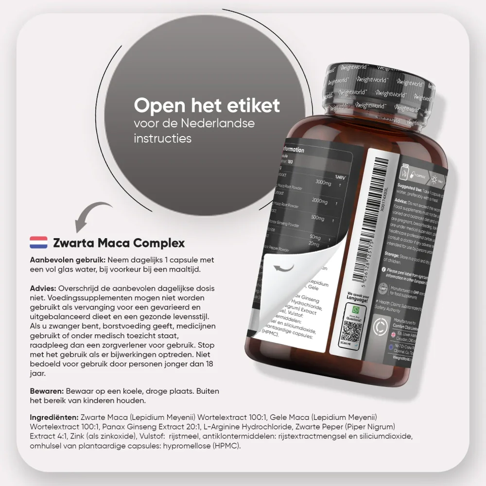Zwarte Maca Complex Capsules - Image 7
